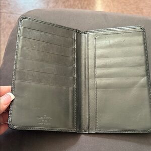Louis Vuitton Dark Leather Card Holder